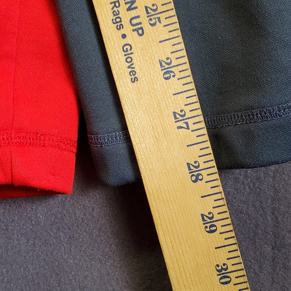Bermuda Sands Storm Dri Mens XL Quarter Zip Pullover Red Black Grey Golf Jacket - Picture 7 of 8